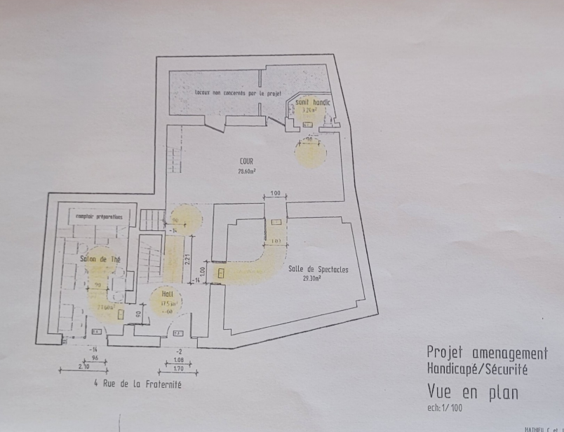 Plan de salle — Théâtre La Bicyclette