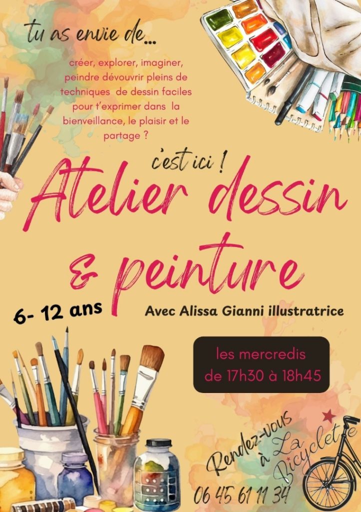 Ateliers créatifs artistique- enfants – Adolescents