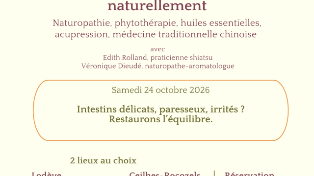 atelier d&rsquo;initiation à la naturopathie et à l&rsquo;acupression