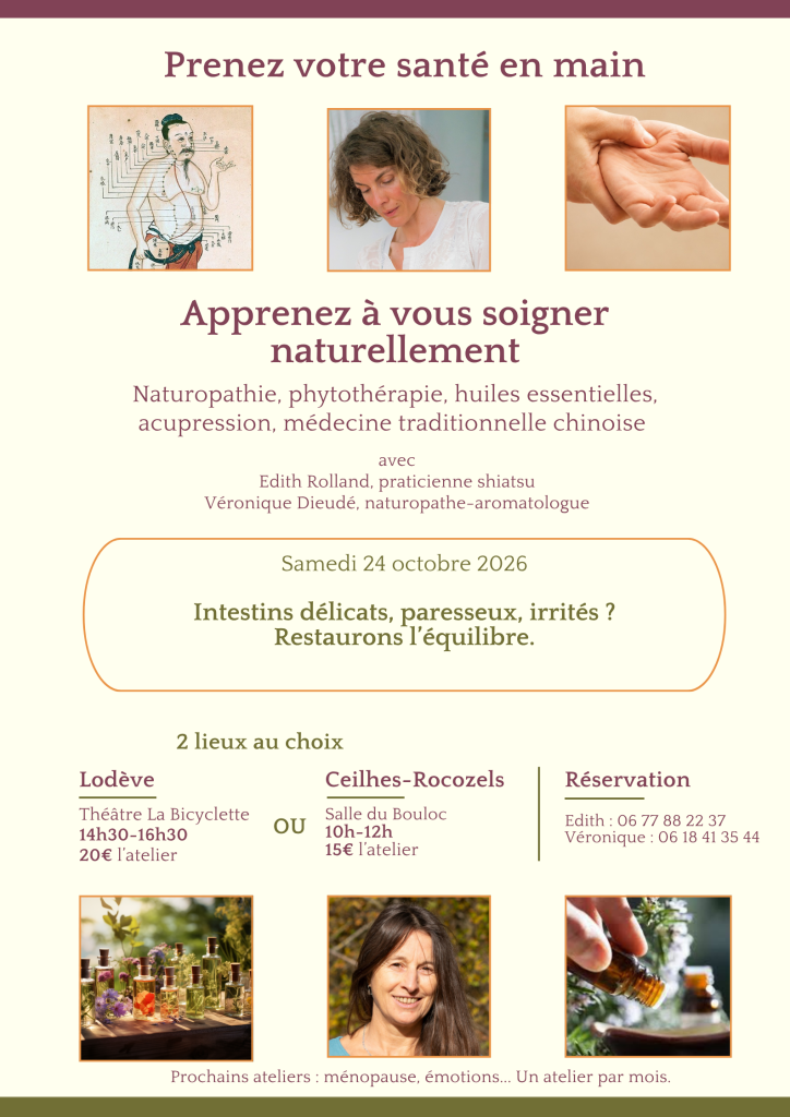 atelier d&rsquo;initiation à la naturopathie et à l&rsquo;acupression
